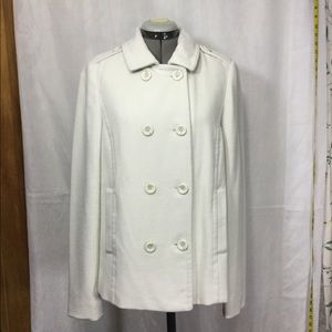 BDG wool blend button pea coat